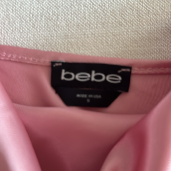 Mid length pink satin dress - Picture 2 of 4